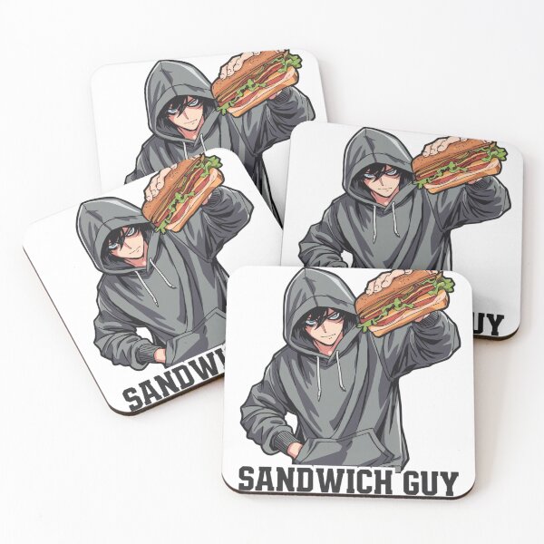 Item preview, Sandwich Guy FREE DC Sticker designed and sold by ZACKLAB.
