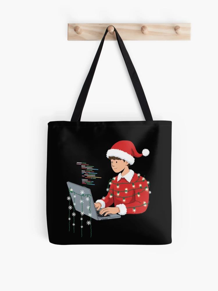 Thumbnail 1 of 2, Tote Bag, Merry Code-Mas designed and sold by Aetheriswork.