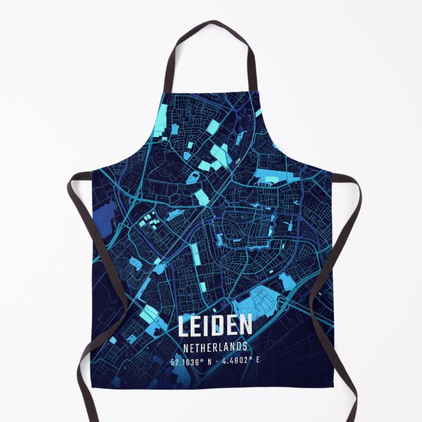 Item preview, Leiden Midnight City Map designed and sold by HomeLivingCo.