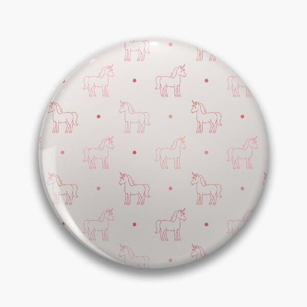 Item preview, Minimalist Cute Unicorns And Polka Dots In Pink Shades designed and sold by EliveraDesigns.