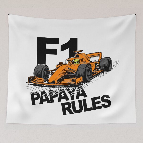 Item preview, Papaya Rules McLaren F1 Car Art designed and sold by Mr Lee.