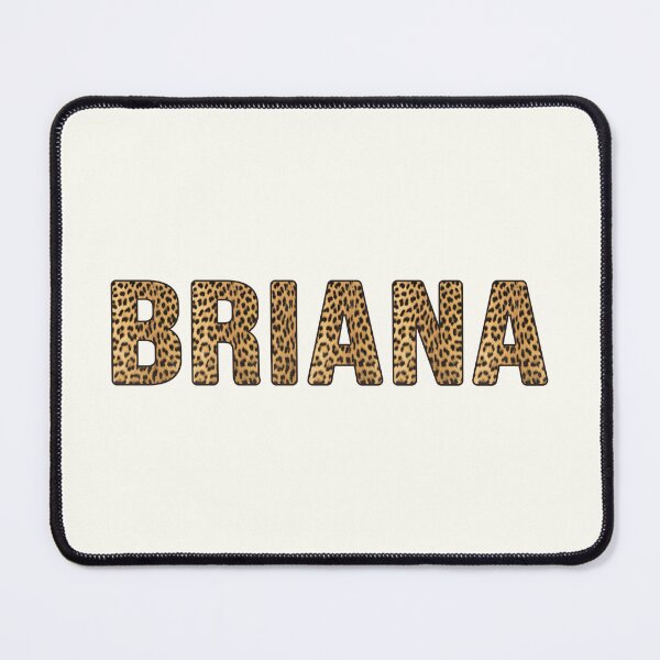 Item preview, Briana Name Leopard Print designed and sold by Jeallan Designs.
