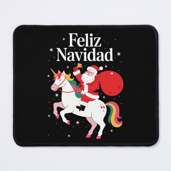 Item preview, Santa Riding Unicorn Spanish Christmas designed and sold by Sea4Adventures.
