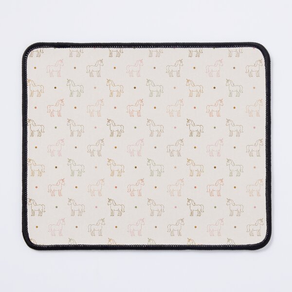 Item preview, Minimalist Cute Unicorns And Polka Dots In Boho Earthy Colors designed and sold by EliveraDesigns.