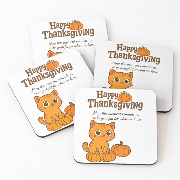 Item preview, The Thankful Ginger Cat designed and sold by Cat-loveparttime.