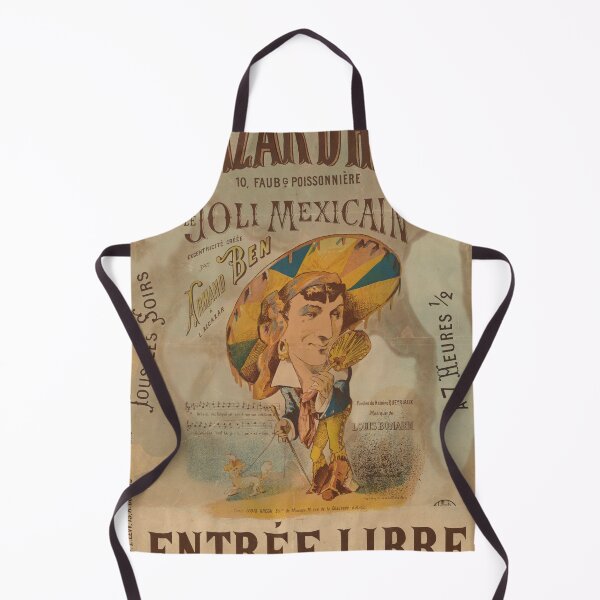 Item preview, Vintage Parisian Poster Reproduction | Alcazar d'Hiver Café Concert Art | Le Joli Mexicain by Armand Ben designed and sold by artofuniverse.