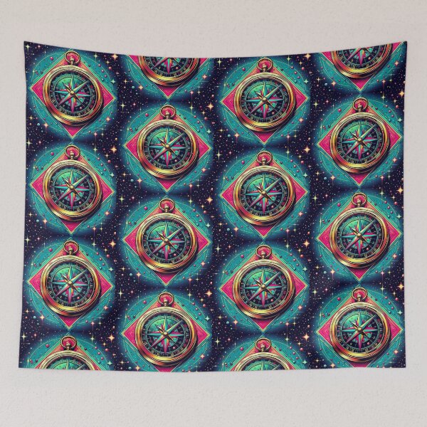 Item preview, colorfull compass desighn designed and sold by Dogandesighn.