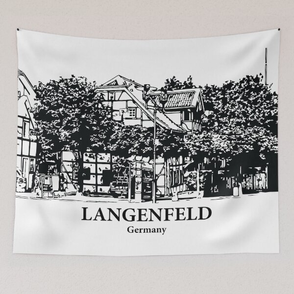 Item preview, Langenfeld - Germany designed and sold by Lakeric Cityscapes.