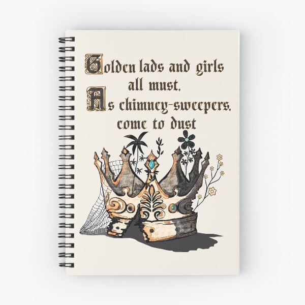 Item preview, Golden lads and girls all must, as chimney-sweepers, come to dust designed and sold by Kyradem.