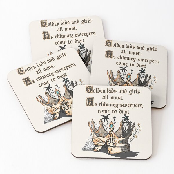 Item preview, Golden lads and girls all must, as chimney-sweepers, come to dust designed and sold by Kyradem.