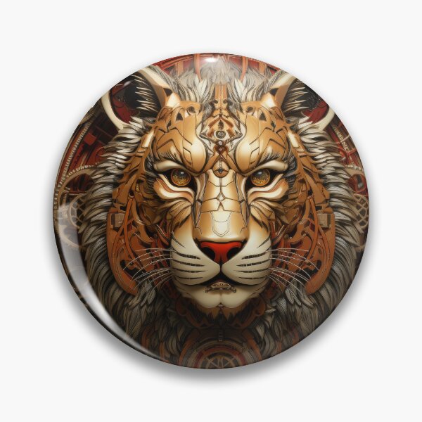 Item preview, Mechanical Tiger Deity in Steampunk Circuitry designed and sold by Daagath.
