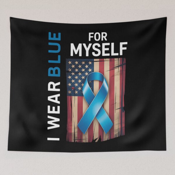 Item preview, Me I Wear Blue For Myself Diabetes Awareness American Flag designed and sold by MatthewConer.