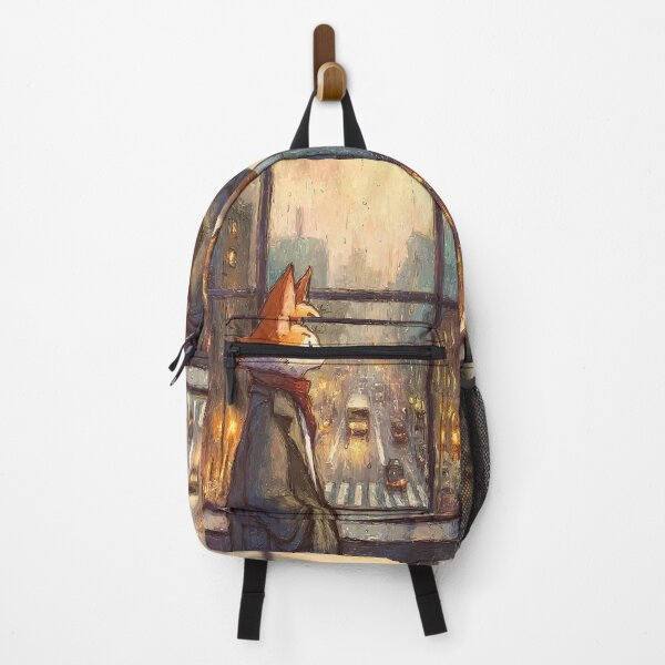 Item preview, Lofi Aesthetic: Cat's Rainy Window View designed and sold by bapupa.