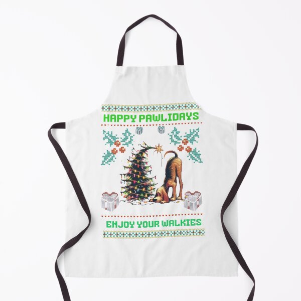 Item preview, Happy Pawlidays – Funny Dog Christmas Design Classic T-Shirt designed and sold by inkfluenceart.