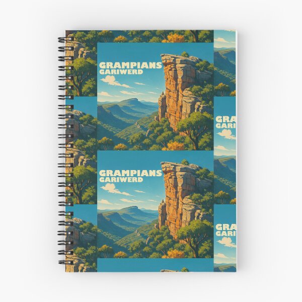 Item preview, Grampians Gariwerd - Vintage Australia Poster designed and sold by yesimemma.