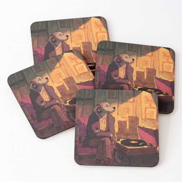 Item preview, Lofi Aesthetic: Dog's Vinyl Chill Session designed and sold by bapupa.