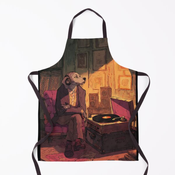 Item preview, Lofi Aesthetic: Dog's Vinyl Chill Session designed and sold by bapupa.