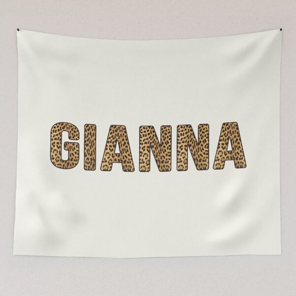 Item preview, Gianna Name Leopard Print designed and sold by Jeallan Designs.