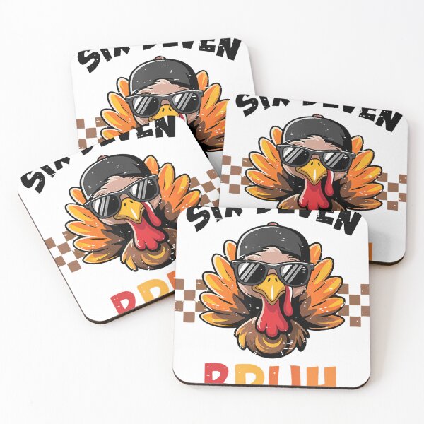 Item preview, Meme Vintage Turkey Seven Christmas Humor Bruh Six designed and sold by MichasBenson.