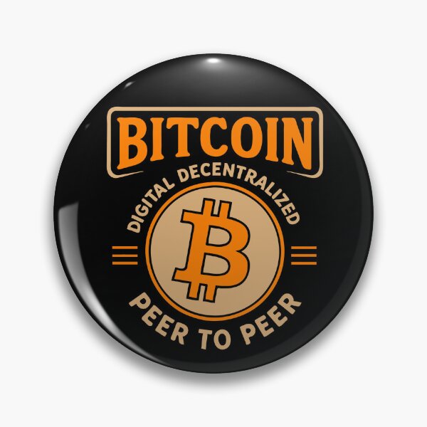 Item preview, "BITCOIN – Digital, Decentralized, Peer-to-Peer" designed and sold by BitCrop.