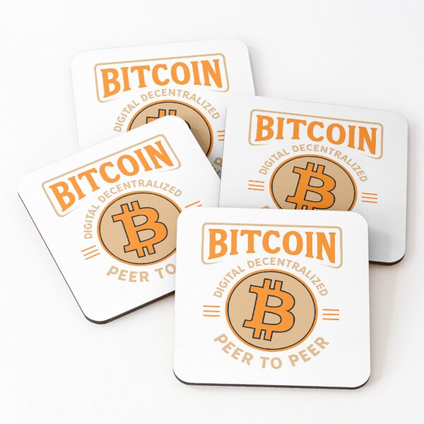 Item preview, "BITCOIN – Digital, Decentralized, Peer-to-Peer" designed and sold by BitCrop.