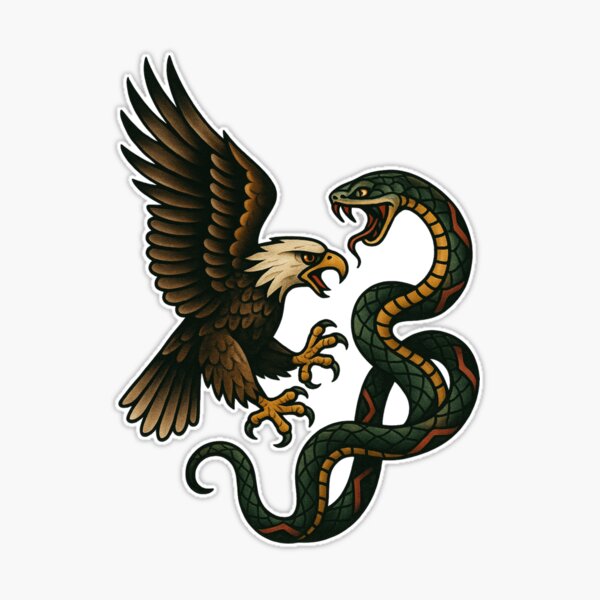 Aazon.co - Bald Eagle Vinyl Sticker - In Action Landing Catch Prey - Foto 3