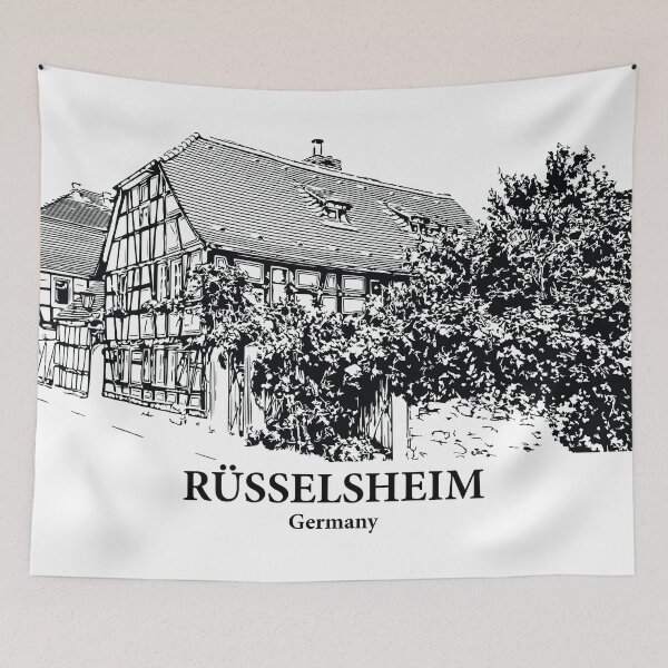 Item preview, Ruesselsheim - Germany designed and sold by Lakeric Cityscapes.