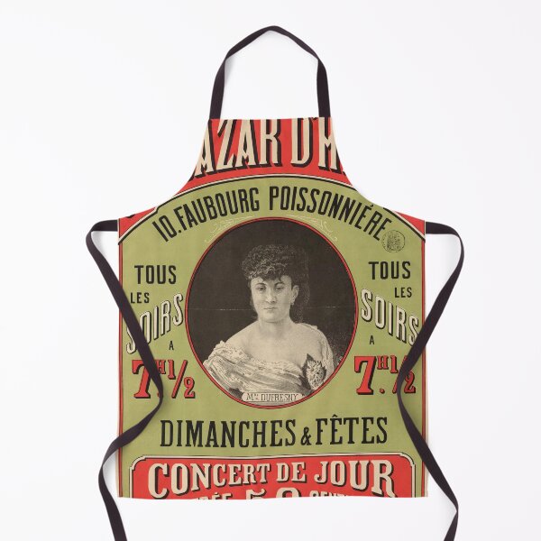 Item preview, Vintage Paris Poster | Alcazar d'Hiver Lithograph Art | Mlle Dufresny Portrait | 19th Century Entertainment & Culture designed and sold by artofuniverse.