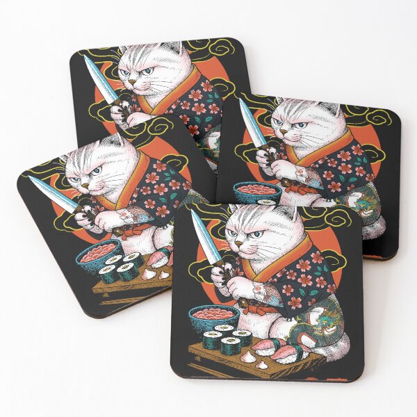 Item preview, The Cat and The Sushi designed and sold by Arinesart.