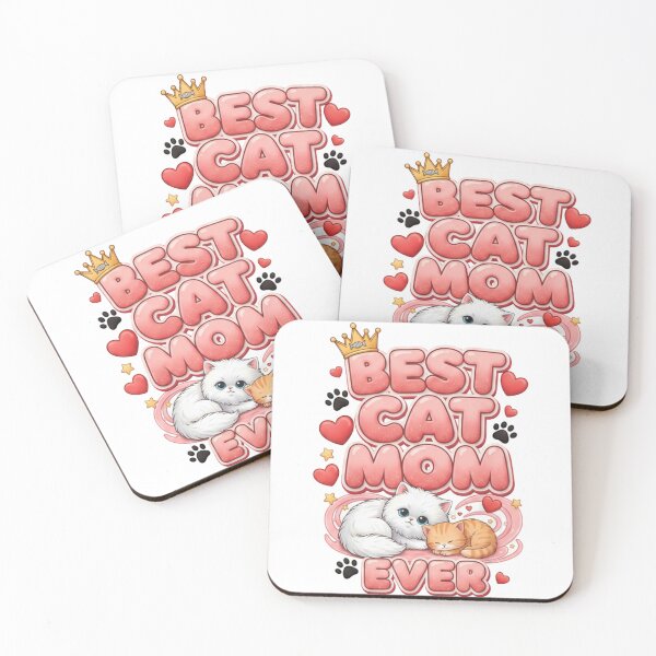 Item preview, Best cat mom ever designed and sold by beMyMeow.