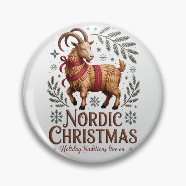 Item preview, Minimalist straw Yule Goat Series – Elegant Scandinavian Holiday Line designed and sold by Nordic Echo.