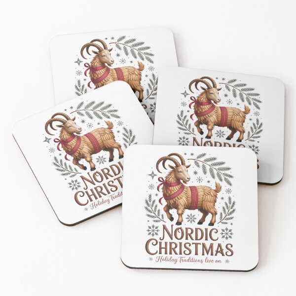 Item preview, Minimalist straw Yule Goat Series – Elegant Scandinavian Holiday Line designed and sold by Nordic Echo.