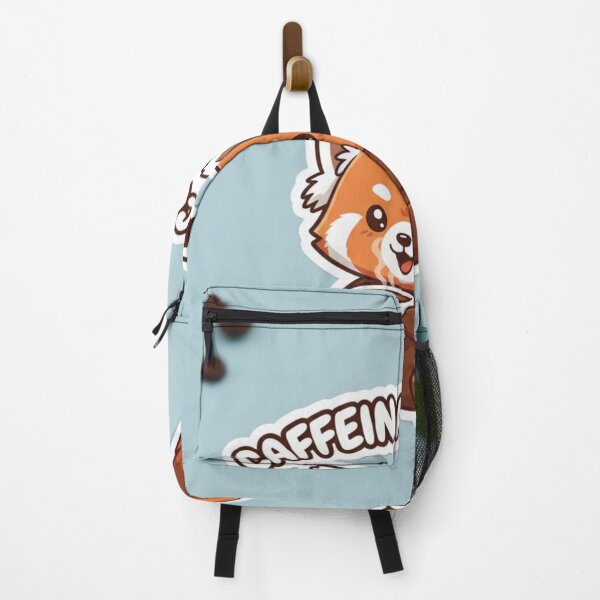 Item preview, Caffeinated Red Panda Cutie Coffee Sticker designed and sold by Stickerrwallah.