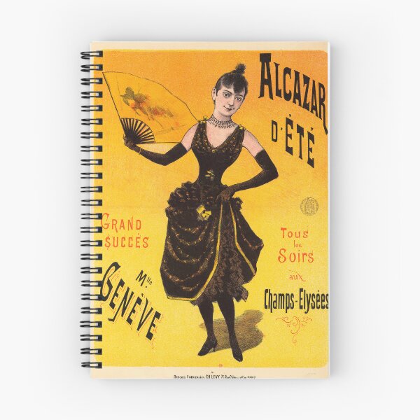 Item preview, Belle Époque Paris Poster |  Art Print | Vintage French Cabaret | Mlle Genève | Art Nouveau Style Wall Decor designed and sold by artofuniverse.