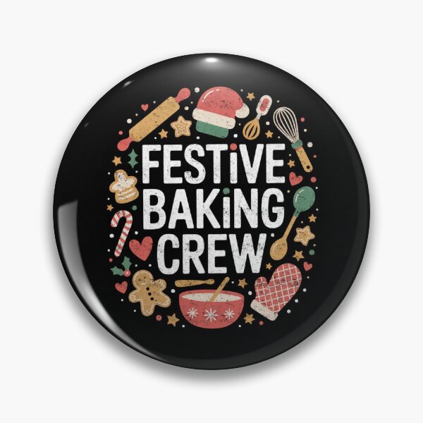 Item preview, Festive Baking Crew Retro Holiday Cookie Team designed and sold by FreshVibe Prints.