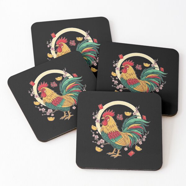 Item preview, Lucky Rooster Bloom designed and sold by ZodiacWonders.
