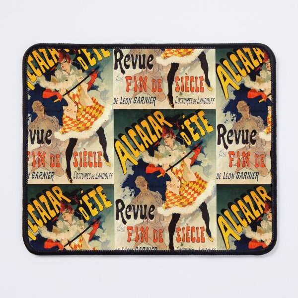 Item preview, Vintage French Poster Art |  Revue Fin de Siècle | Art Nouveau Harlequin Performer & Belle Époque Style designed and sold by artofuniverse.