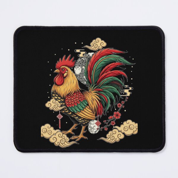 Item preview, Golden Rooster Eastern Bloom designed and sold by ZodiacWonders.