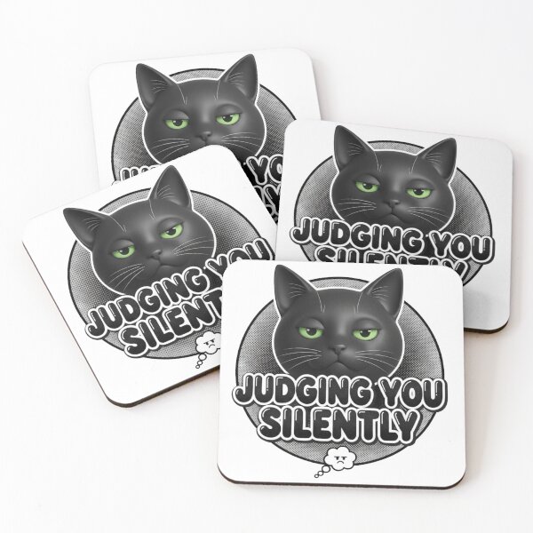 Item preview, Judging You Silently designed and sold by beMyMeow.