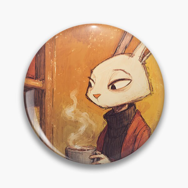 Item preview, Lofi Aesthetic: Rabbit's Coffee Vibes designed and sold by bapupa.