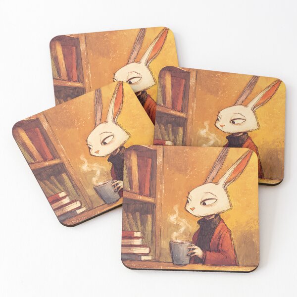 Item preview, Lofi Aesthetic: Rabbit's Coffee Vibes designed and sold by bapupa.