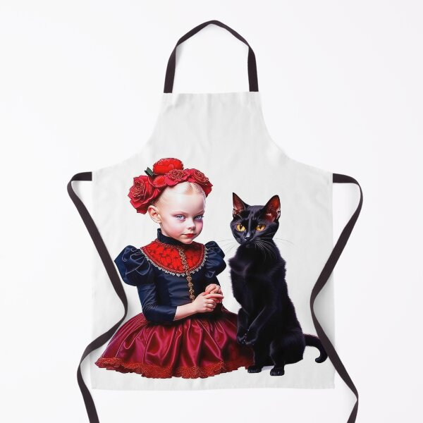 Item preview, Little Cute Witch And Her Black Cat designed and sold by LanaGustavsson.