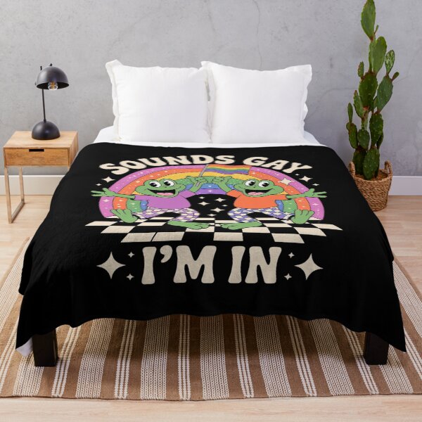Item preview, Sounds Gay I'm in Gay Frogs dancing LGBTQ Gay Pride designed and sold by RsFilsingerArt.