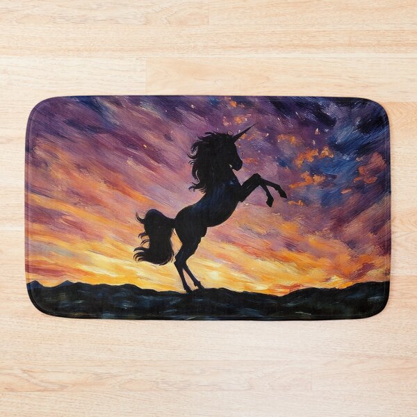 Item preview, Unicorn at Sunset designed and sold by tomorrowsart.