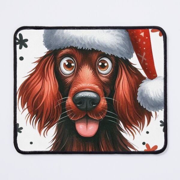 Item preview, Irish Setter Christmas designed and sold by yunamaliskova.