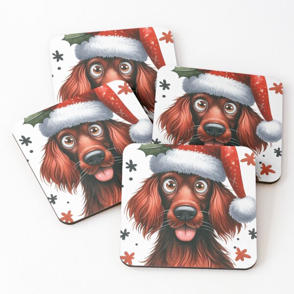 Item preview, Irish Setter Christmas designed and sold by yunamaliskova.