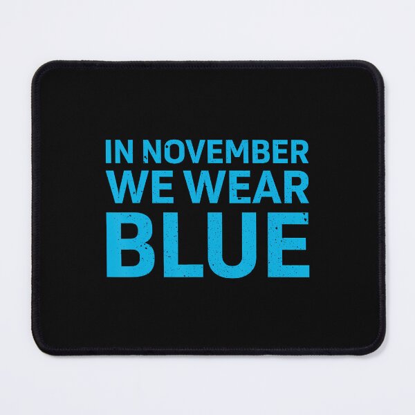 Item preview, November Quote Month Style Vintage Support Blue Bow designed and sold by Williammarger.