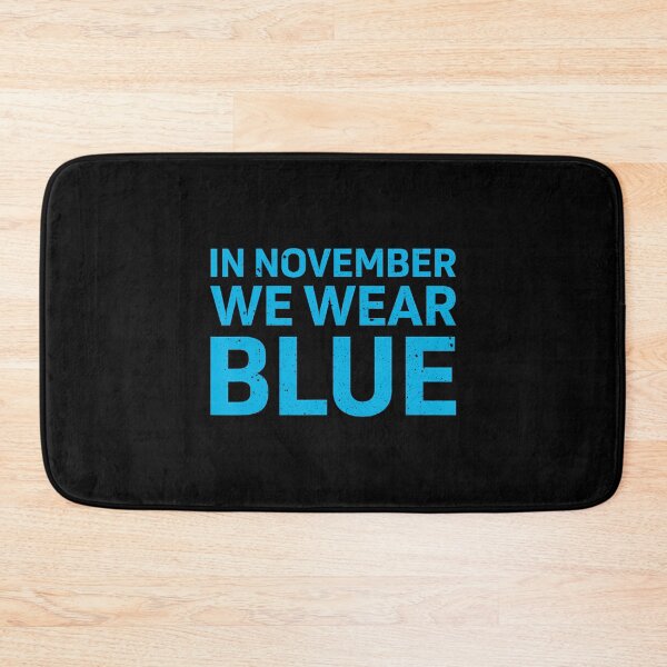 Item preview, November Quote Month Style Vintage Support Blue Bow designed and sold by Williammarger.