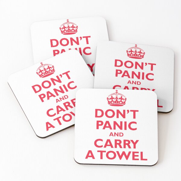 Item preview, Don’t Panic and Carry a Towel designed and sold by Foundry88.