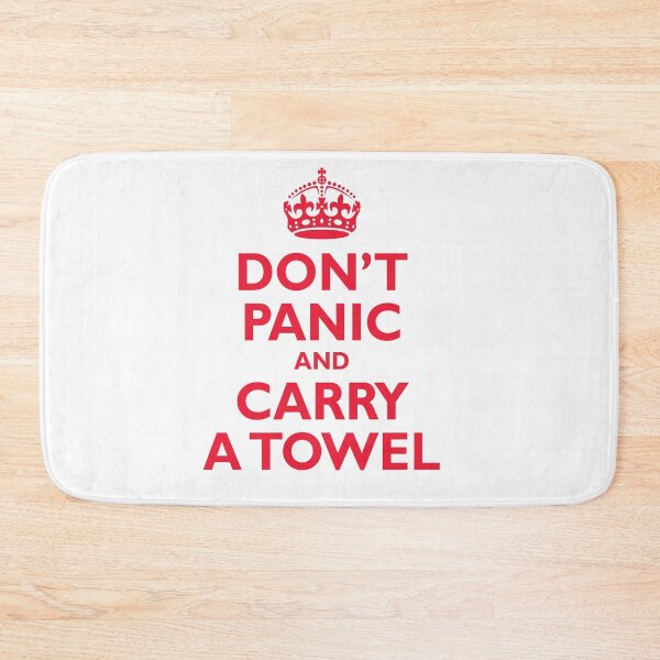Item preview, Don’t Panic and Carry a Towel designed and sold by Foundry88.